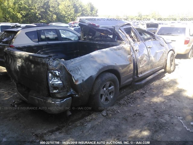 1C6RD6GP6CS100685 - 2012 DODGE RAM 1500 SLT ნაცრისფერი ფოტო 4