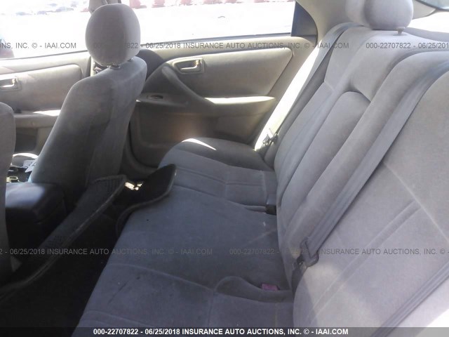 4T1BG22K0XU511320 - 1999 TOYOTA CAMRY CE/LE/XLE RED photo 8