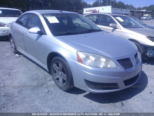 1G2ZJ57B494268097 - 2009 PONTIAC G6 SILVER photo 1