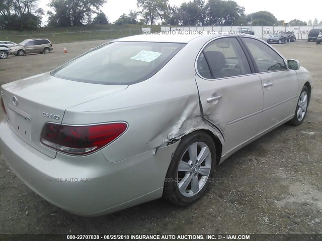 JTHBA30G855091547 - 2005 LEXUS ES 330 SILVER photo 6