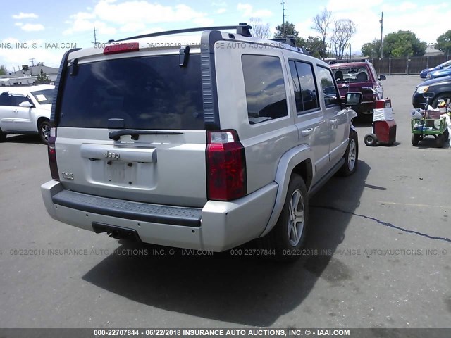 1J8HG58P89C522912 - 2009 JEEP COMMANDER LIMITED SILVER photo 4