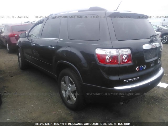 1GKLRMED9AJ125567 - 2010 GMC ACADIA SLT-1 Czarny zdjęcie 3