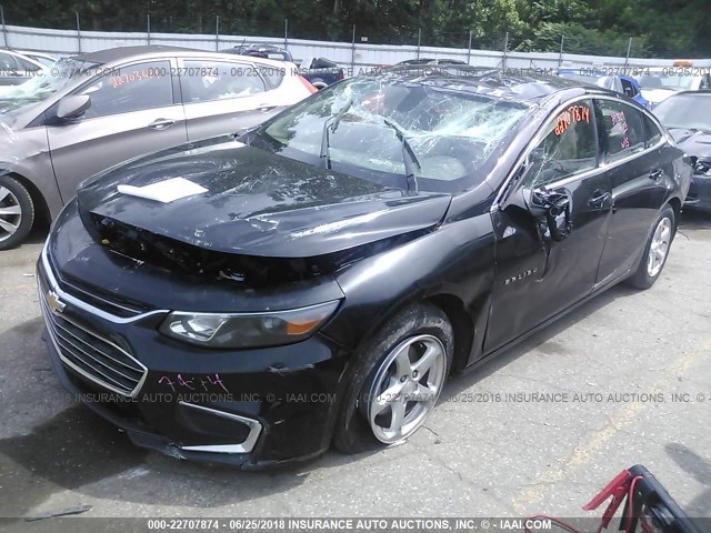 1G1ZB5ST2GF303481 - 2016 CHEVROLET MALIBU LS Qara foto 2