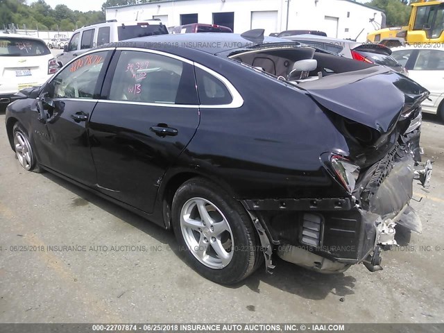 1G1ZB5ST2GF303481 - 2016 CHEVROLET MALIBU LS Qara foto 3