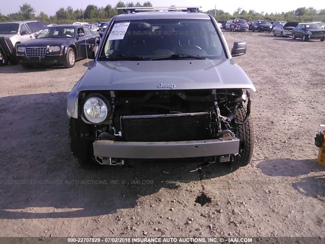 1C4NJRCBXED928533 - 2014 JEEP PATRIOT LIMITED SILVER photo 6