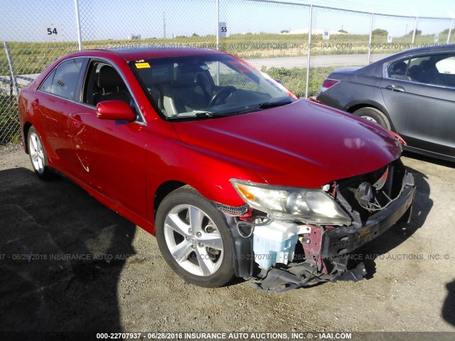 4T1BF3EK4AU501689 - 2010 TOYOTA CAMRY SE/LE/XLE RED photo 1