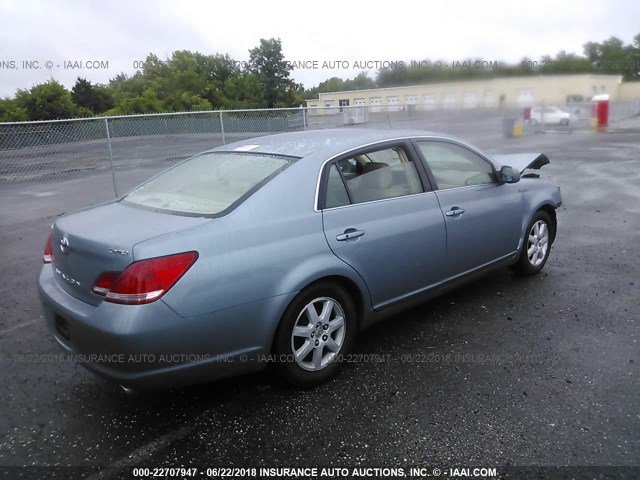 4T1BK36B07U231881 - 2007 TOYOTA AVALON XL/XLS/TOURING/LIMITED BLUE photo 4