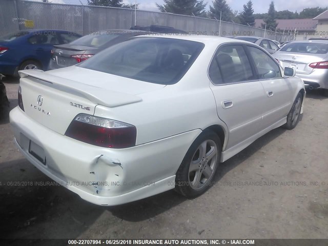 19UUA56813A008343 - 2003 ACURA 3.2TL TYPE-S WHITE photo 4