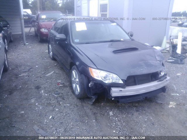 4S3BL676384215339 - 2008 SUBARU LEGACY GT LIMITED GRAY photo 1