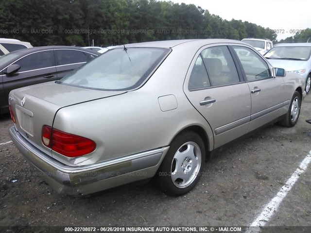 WDBJF72F1VA325415 - 1997 MERCEDES-BENZ E 420 BEIGE photo 4