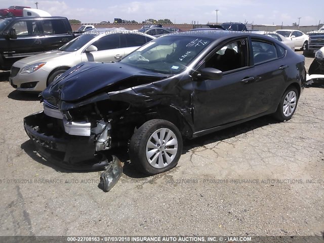 1C3CDFDH1ED824209 - 2014 DODGE DART SE AERO GRAY photo 2