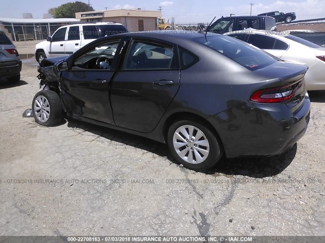 1C3CDFDH1ED824209 - 2014 DODGE DART SE AERO GRAY photo 3