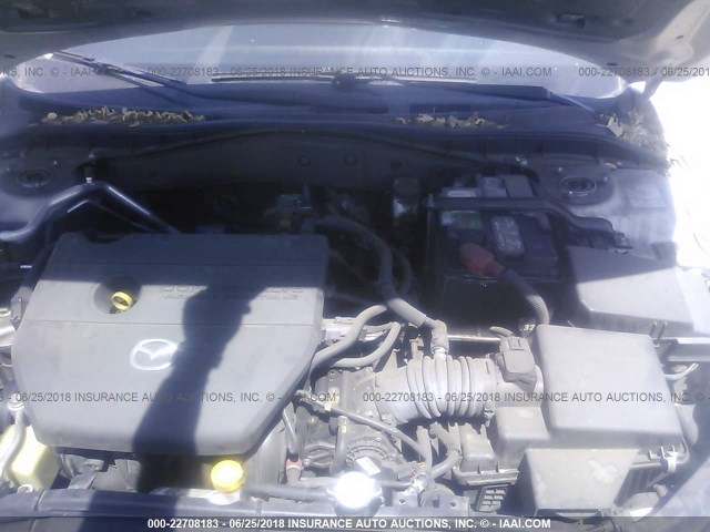 1YVHP80C275M42650 - 2007 MAZDA 6 I Արծաթագույն լուսանկար 10
