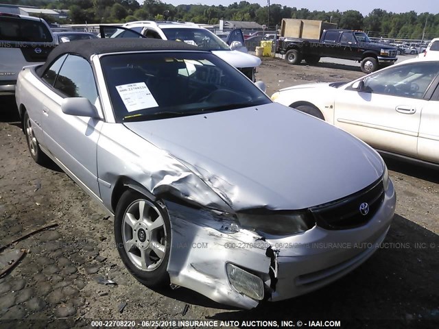 2T1FF28P71C508074 - 2001 TOYOTA CAMRY SOLARA SE/SLE ვერცხლისფერი ფოტო 1