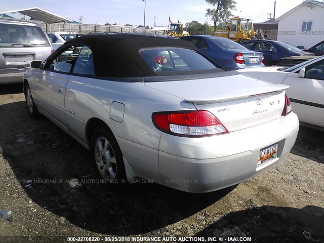 2T1FF28P71C508074 - 2001 TOYOTA CAMRY SOLARA SE/SLE ვერცხლისფერი ფოტო 3