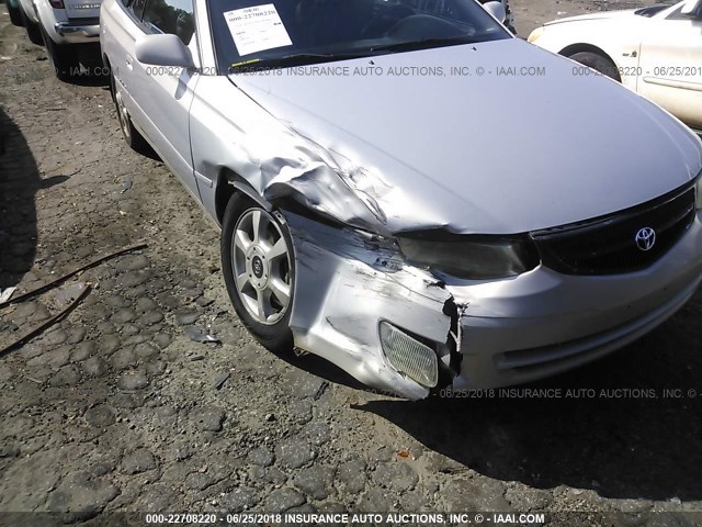 2T1FF28P71C508074 - 2001 TOYOTA CAMRY SOLARA SE/SLE ვერცხლისფერი ფოტო 6
