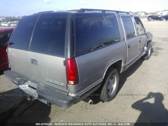 1GNEC16R2XJ324524 - 1999 CHEVROLET SUBURBAN C1500 TAN photo 4