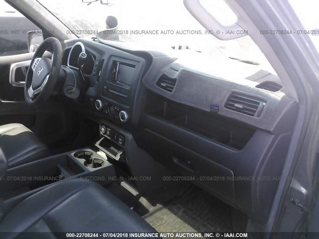 2HJYK16557H504731 - 2007 HONDA RIDGELINE RTL GRAY photo 5