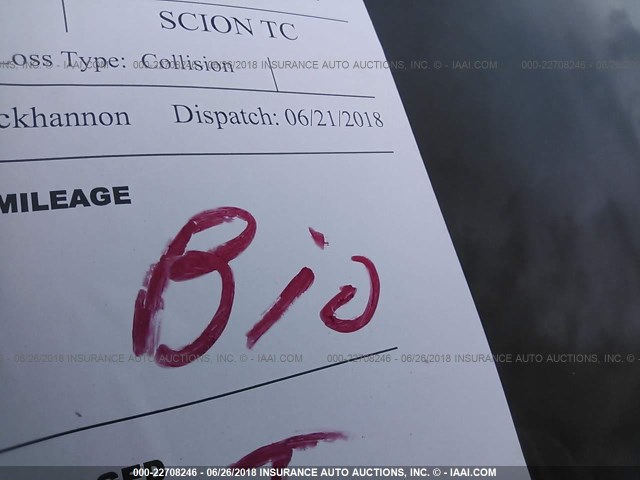 JTKJF5C79C3040677 - 2012 TOYOTA SCION TC 灰色 照片 7