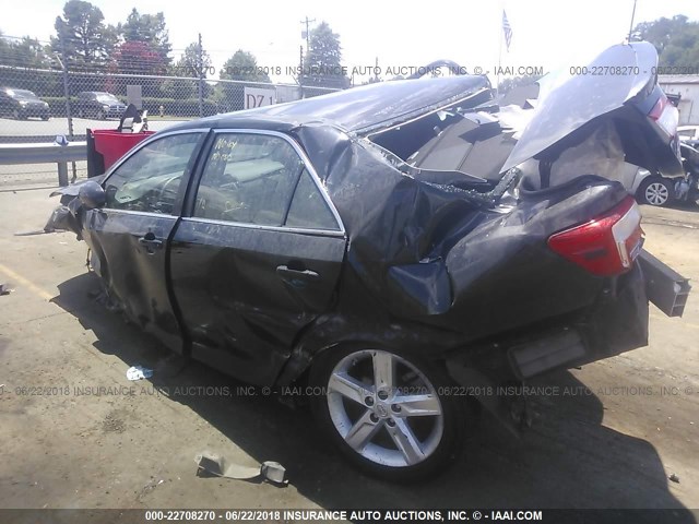 4T1BF1FK5DU672684 - 2013 TOYOTA CAMRY L/SE/LE/XLE 黑色 照片 3