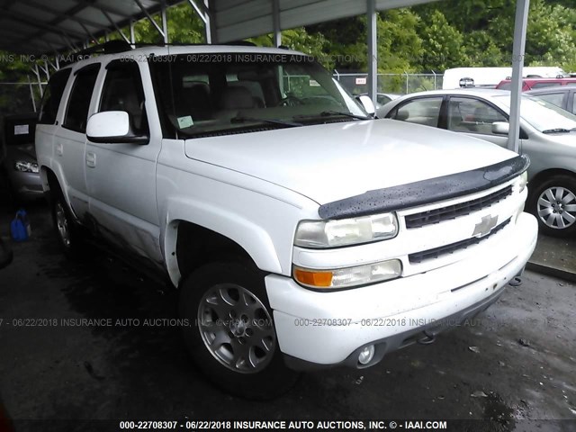 1GNEK13Z62R292520 - 2002 CHEVROLET TAHOE K1500 WHITE photo 1