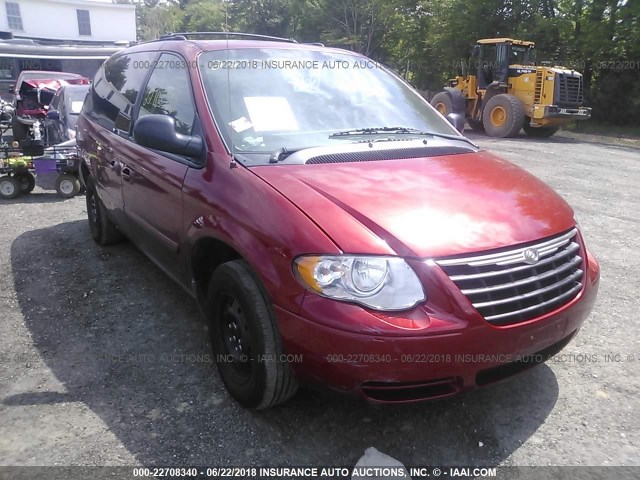 2A4GP44R36R608405 - 2006 CHRYSLER TOWN & COUNTRY LX RED photo 1