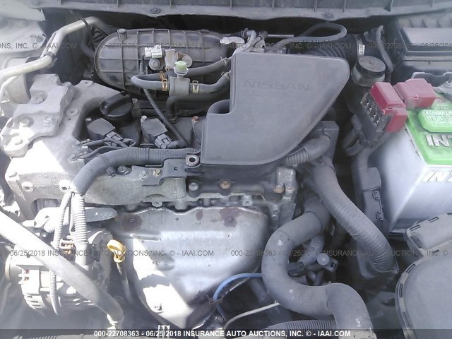 JN8AS5MV2BW672003 - 2011 NISSAN ROGUE S/SV/KROM SILVER photo 10