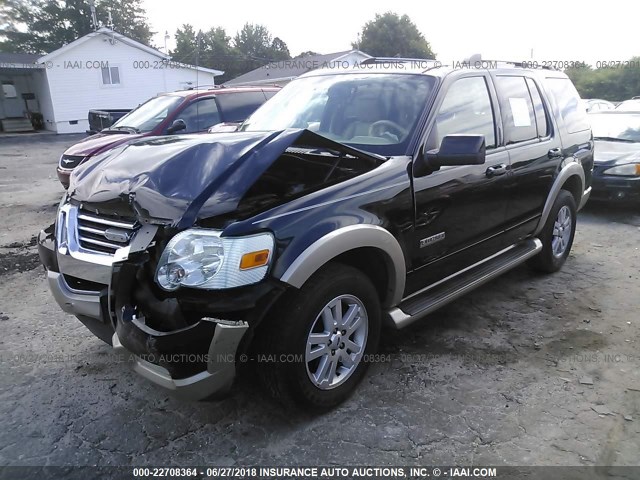 1FMEU74E96UB22779 - 2006 FORD EXPLORER EDDIE BAUER BLACK photo 2