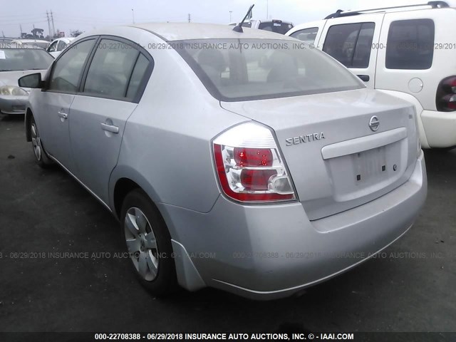 3N1AB61E99L658124 - 2009 NISSAN SENTRA 2.0/2.0S/2.0SL SILVER photo 3