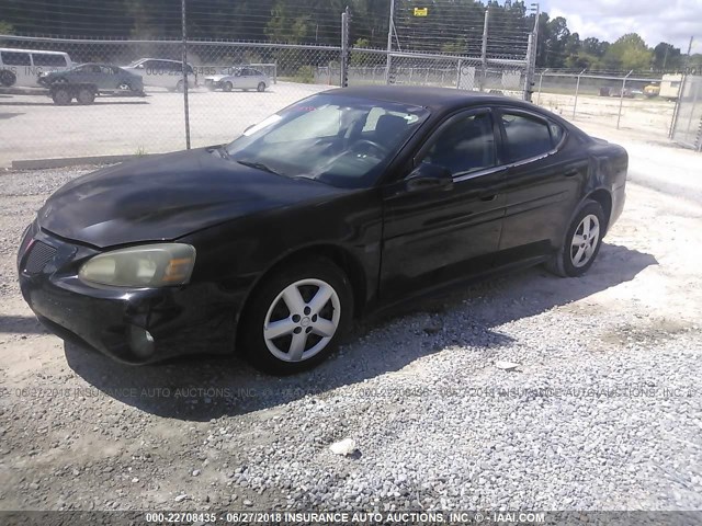 2G2WP552961238931 - 2006 PONTIAC GRAND PRIX BLACK photo 2