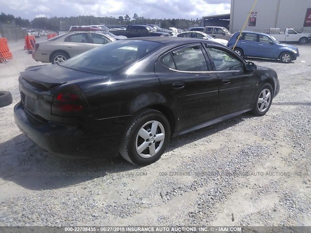2G2WP552961238931 - 2006 PONTIAC GRAND PRIX BLACK photo 4