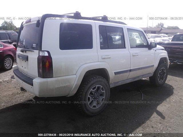 1J8HG48K59C541836 - 2009 JEEP COMMANDER SPORT Weiß Foto 4