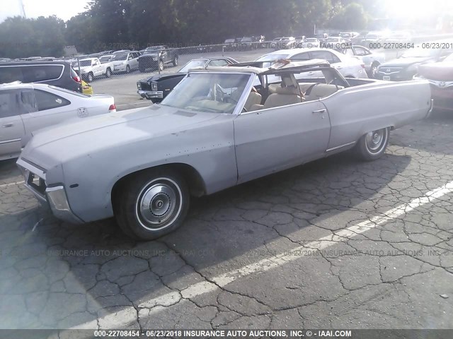 4H4679H355556 - 1969 BUICK ELECTRA 225  GRAY photo 2