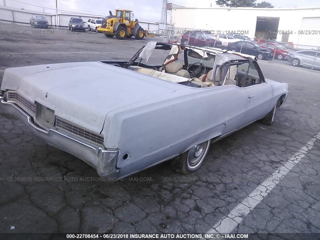 4H4679H355556 - 1969 BUICK ELECTRA 225  GRAY photo 4