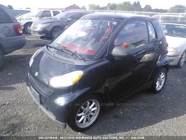 WMEEJ31XX9K252518 - 2009 SMART FORTWO PURE/PASSION BLACK photo 2