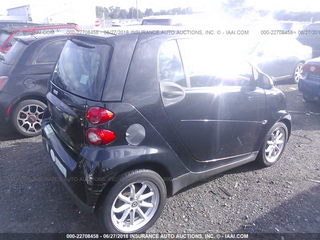 WMEEJ31XX9K252518 - 2009 SMART FORTWO PURE/PASSION BLACK photo 4