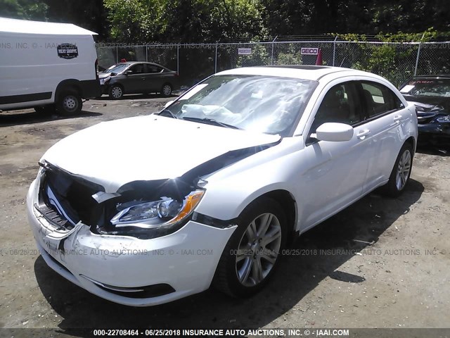 1C3CCBBB4CN236550 - 2012 CHRYSLER 200 TOURING WHITE photo 2