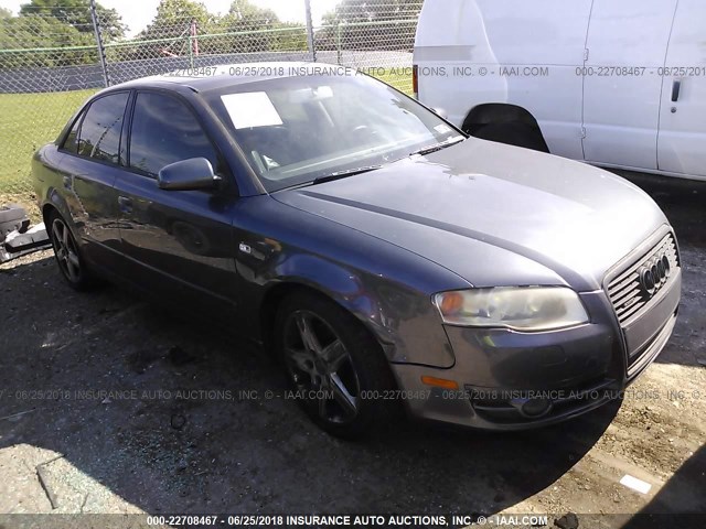 WAUDF78EX5A556646 - 2005 AUDI A4 2.0T QUATTRO GREEN photo 1