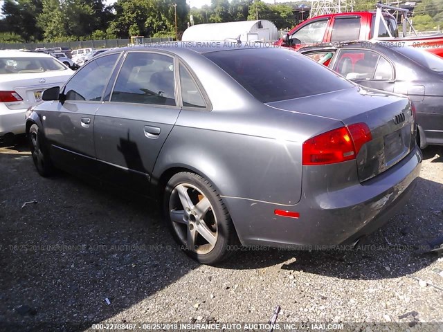 WAUDF78EX5A556646 - 2005 AUDI A4 2.0T QUATTRO GREEN photo 3