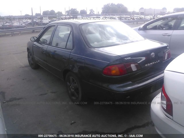 2T1BR12E5XC229318 - 1999 TOYOTA COROLLA VE/CE/LE 绿色 照片 3