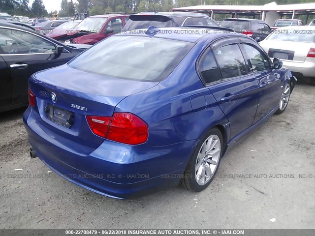 WBAPH53529A437028 - 2009 BMW 328 I SULEV BLUE photo 4