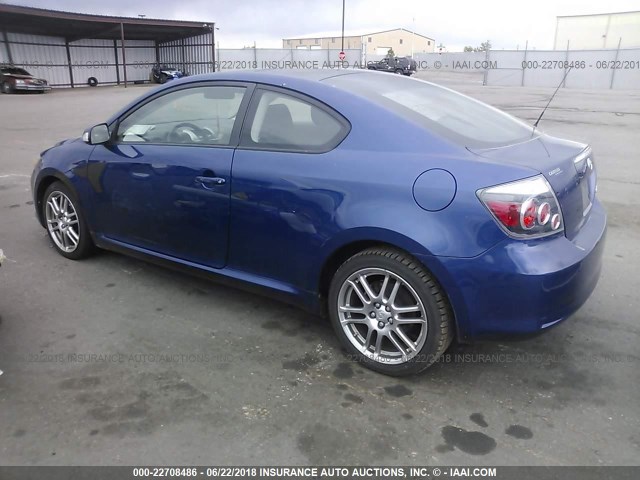 JTKDE167180259002 - 2008 TOYOTA SCION TC 蓝色 照片 3