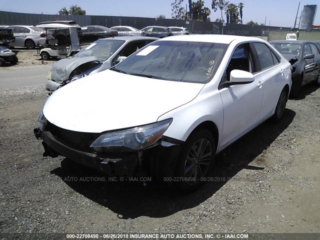 4T1BF1FKXHU812444 - 2017 TOYOTA CAMRY LE/XLE/SE/XSE WHITE photo 2