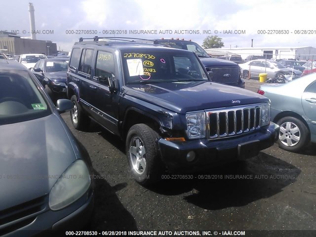 1J4RG4GK4AC137194 - 2010 JEEP COMMANDER SPORT Blau Foto 1