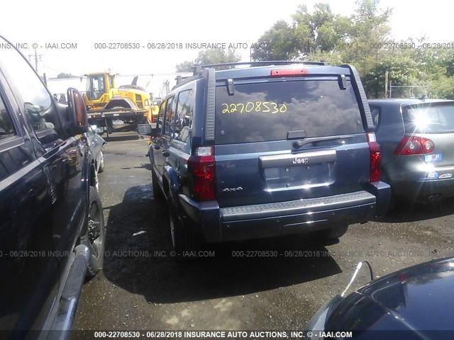 1J4RG4GK4AC137194 - 2010 JEEP COMMANDER SPORT Blau Foto 3