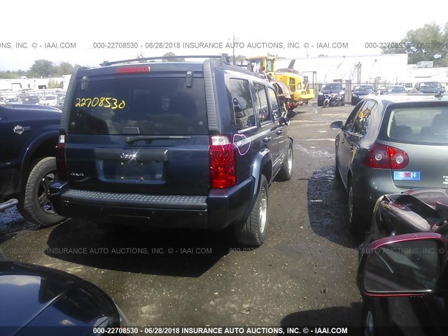 1J4RG4GK4AC137194 - 2010 JEEP COMMANDER SPORT Blau Foto 4