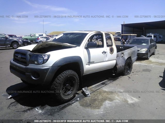 5TEUU4EN7AZ718180 - 2010 TOYOTA TACOMA ACCESS CAB Biały zdjęcie 2