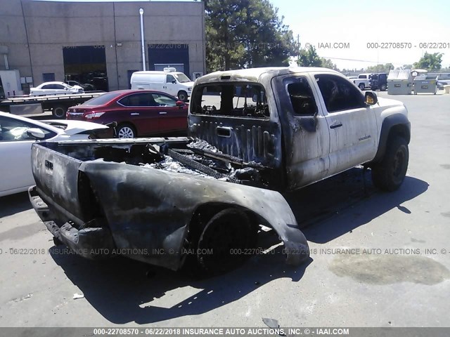 5TEUU4EN7AZ718180 - 2010 TOYOTA TACOMA ACCESS CAB Biały zdjęcie 4