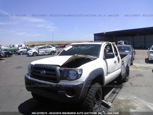 5TEUU4EN7AZ718180 - 2010 TOYOTA TACOMA ACCESS CAB Biały zdjęcie 6