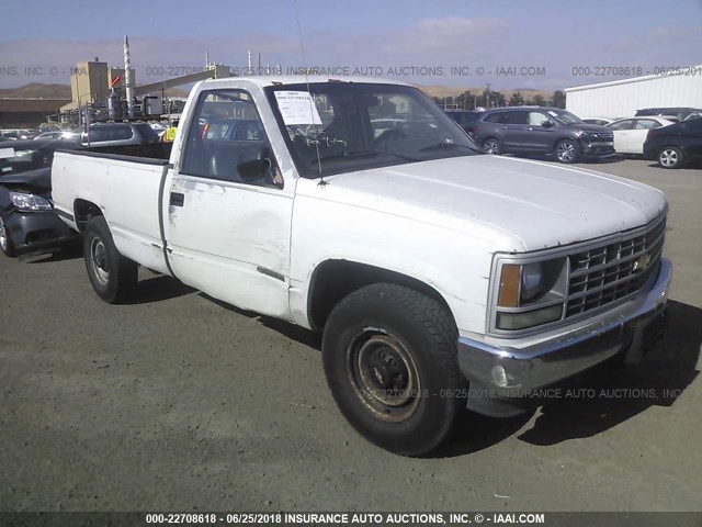 1GCGC24K2LE178304 - 1990 CHEVROLET GMT-400 C2500 WHITE photo 1